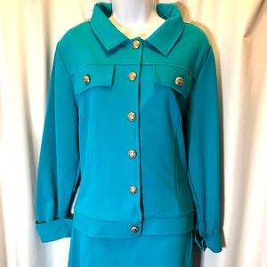 NWT Monroe & Main Turquoise Suit Size XL